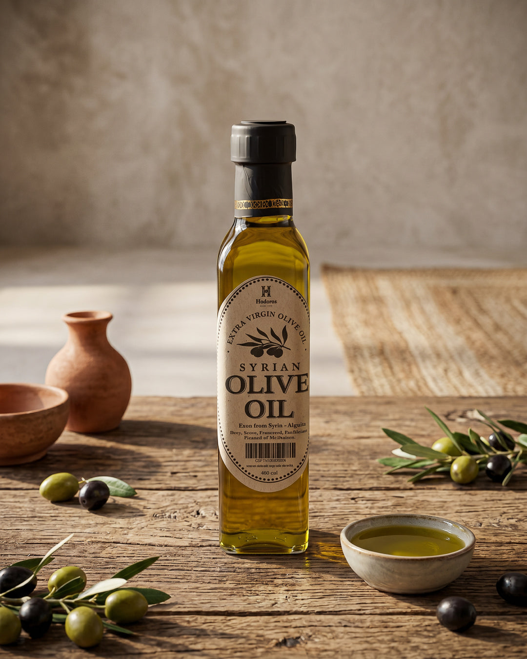 Syrian Extra Virgin Olive Oil — Small Travel/Tasting Size
