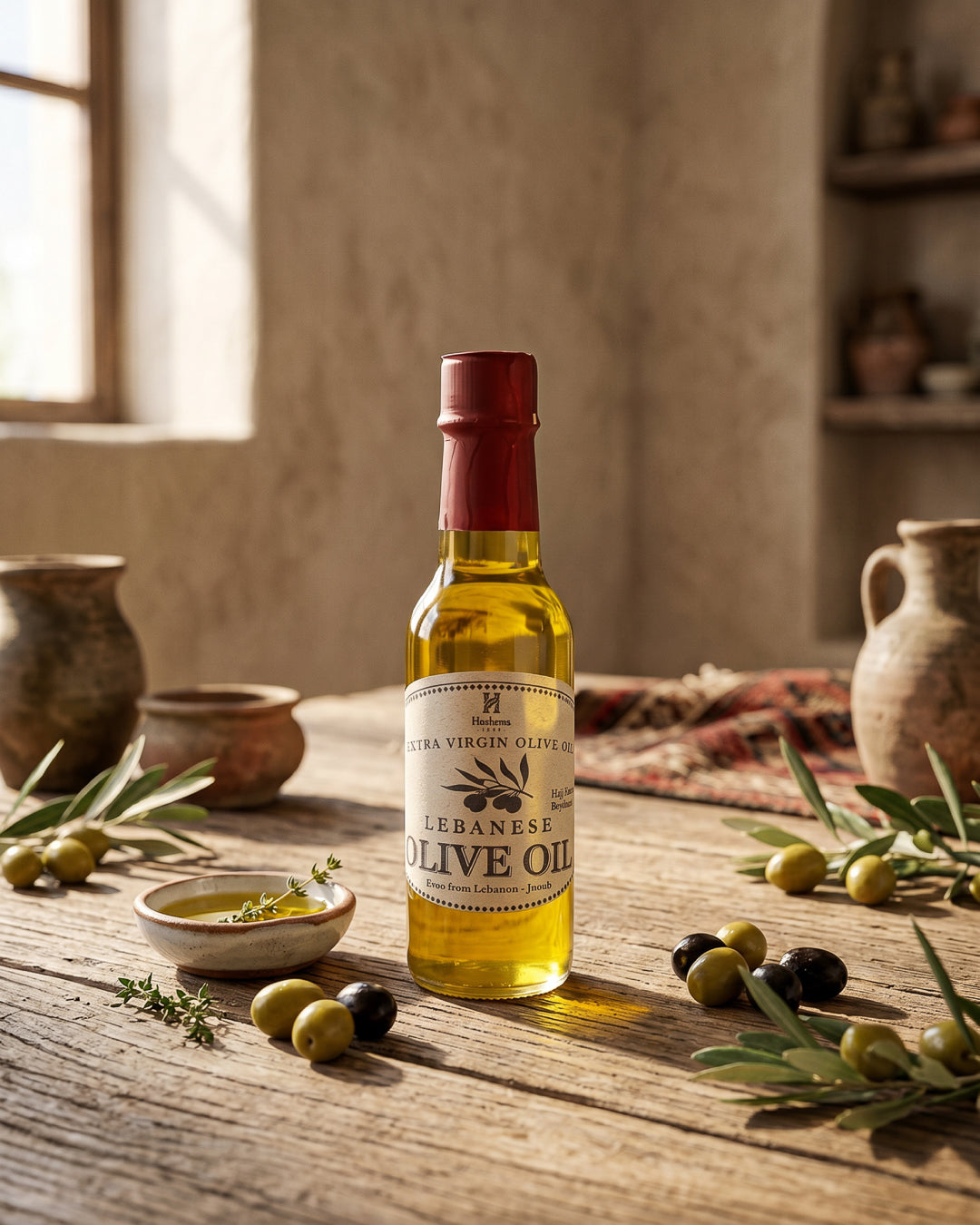 Lebanese Extra Virgin Olive Oil — Small Travel/Tasting Size
