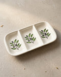 Hebron Ceramic Olive Branch Tray